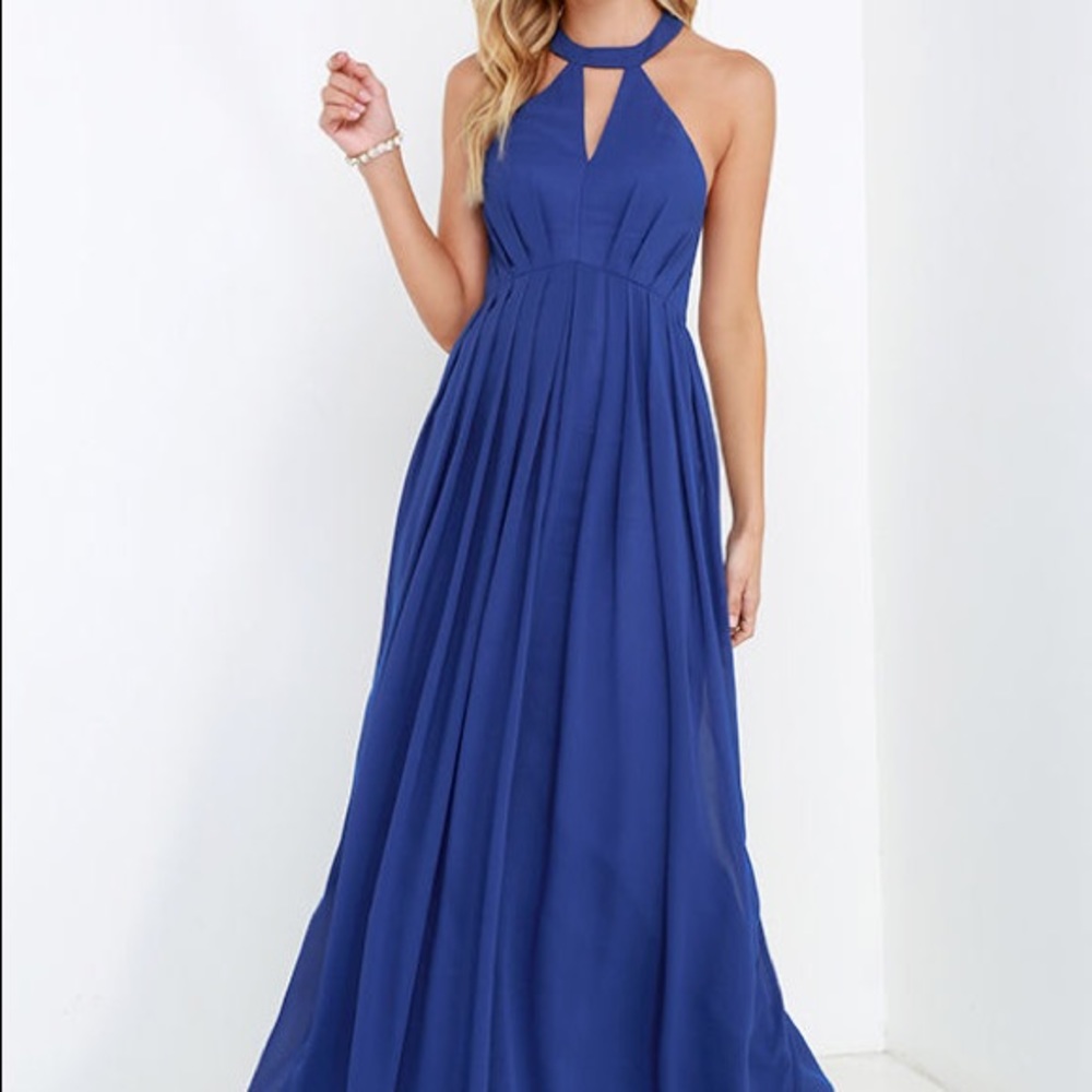 Lulu’s Blue Maxi Dress (Formal/Prom)